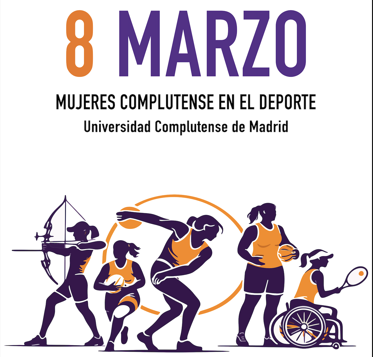 8M | Mujeres complutense en el deporte, ¡más información sobre la jornada haciendo click aquí!